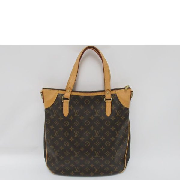 23115 2 Louis Vuitton Odeon GM Monogram Handbag Brown