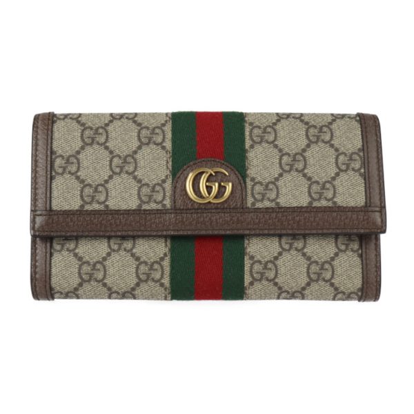 2313043007078 1 Gucci Ophidia GG Bifold Wallet GG Beige Ebony