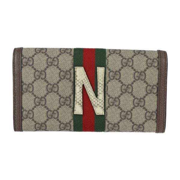 2313043007078 3 Gucci Ophidia GG Bifold Wallet GG Beige Ebony