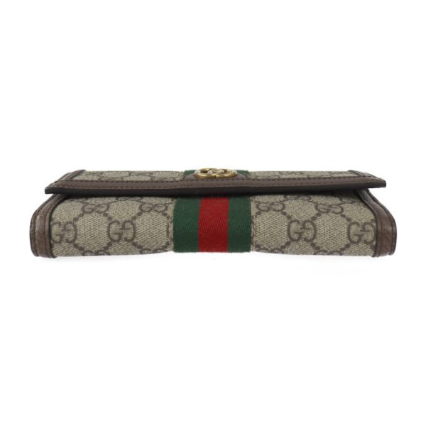 2313043007078 4 Gucci Ophidia GG Bifold Wallet GG Beige Ebony