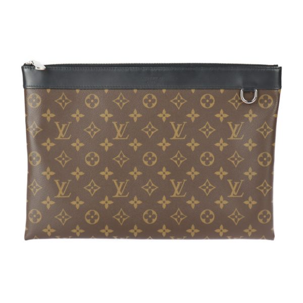 2313043010061 1 Pochette Discovery Bag Monogram Brown Black