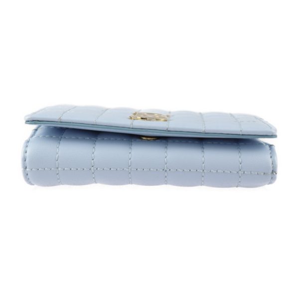 2313073007083 4 Burberry Lola Lambskin Compact Wallet Pale Blue