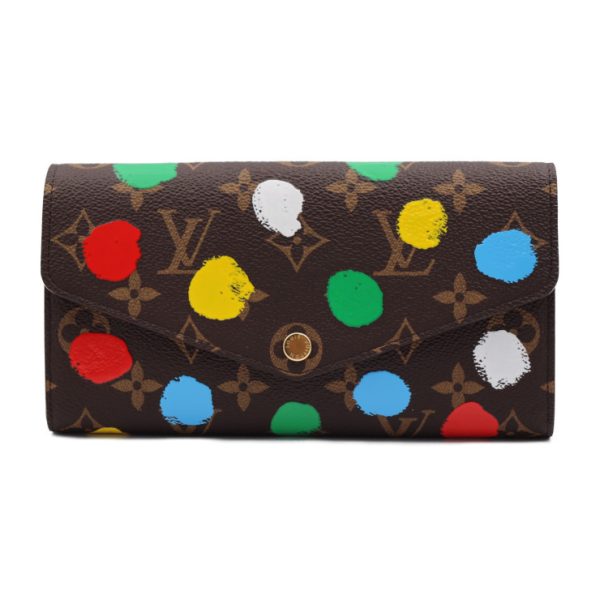 2313073010064 1 Louis Vuitton Portefeuille Sarah NM Wallet Brown