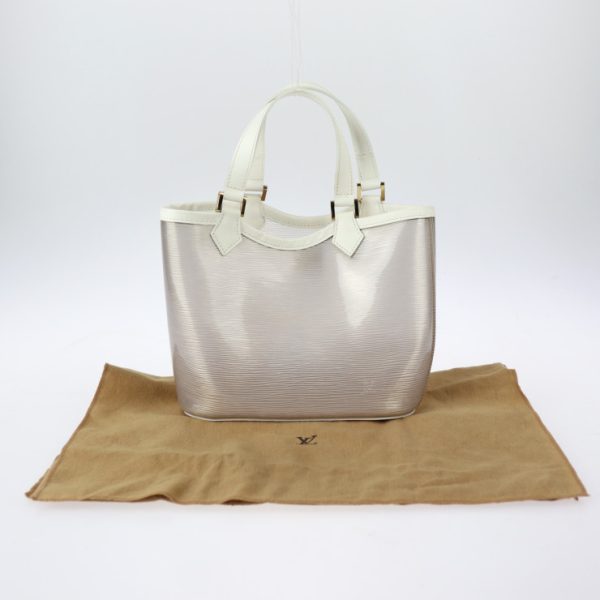 2314063010127 10 Louis Vuitton Mini Bay Plage Handbag Greige White