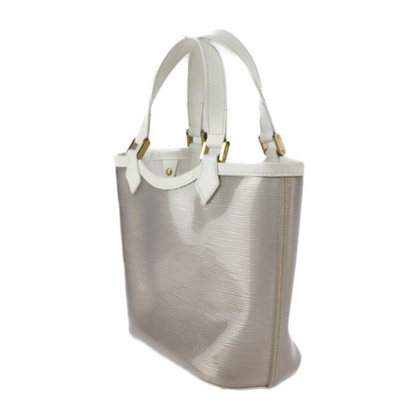 2314063010127 2 Louis Vuitton Mini Bay Plage Handbag Greige White