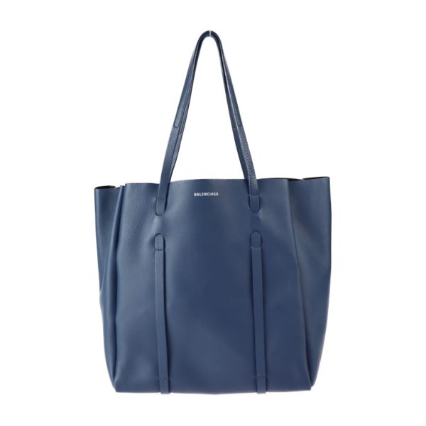 2314063010137 1 Balenciaga Everyday Leather Tote Bag Blue