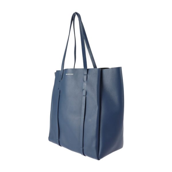 2314063010137 2 Balenciaga Everyday Leather Tote Bag Blue