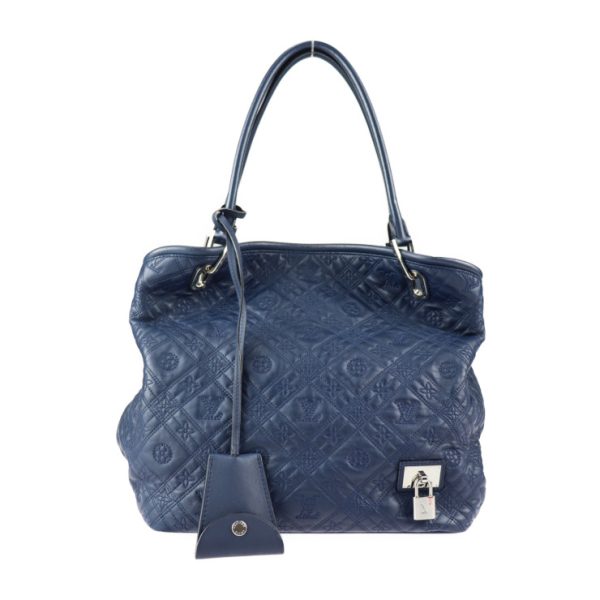 2314083007064 1 Louis Vuitton Lilia GM Antia Tote Bag Andigo Blue