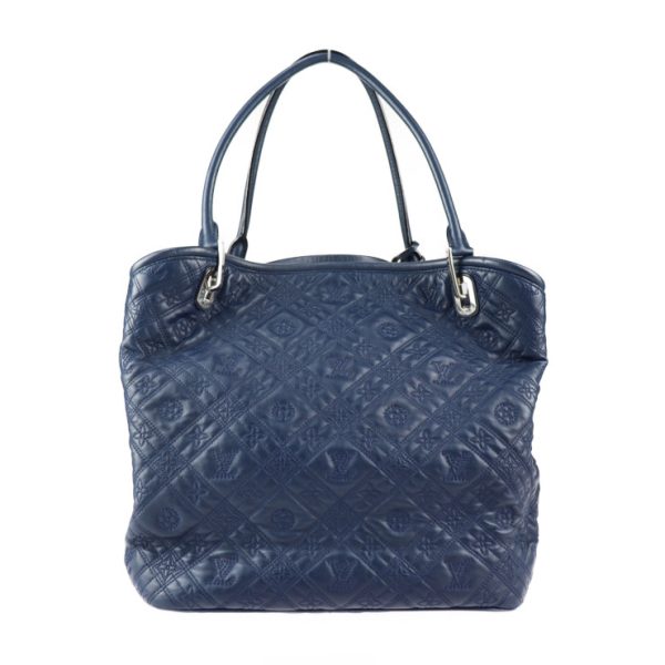 2314083007064 3 Louis Vuitton Lilia GM Antia Tote Bag Andigo Blue