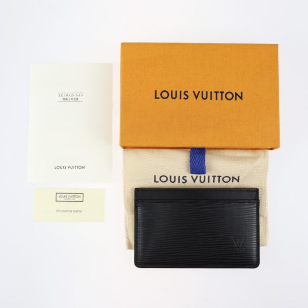 2314093007046 8 Louis Vuitton Porte Cult Sample Card Case Black