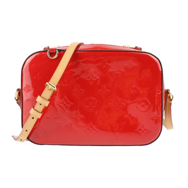 2314093010031 1 Louis Vuitton Santa Vernis Shoulder Bag Sleaze Red