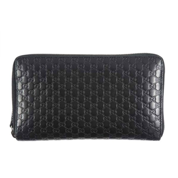 23151 1 Gucci Micro Shima Round Zipper Long Wallet