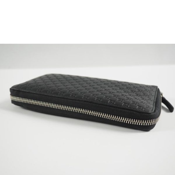 23151 3 Gucci Micro Shima Round Zipper Long Wallet