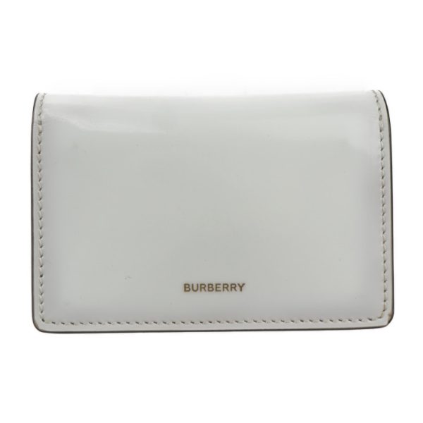 2315113002081 3 Burberry Chain Leather Wallet White Black