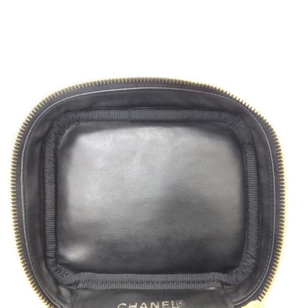 23156 7 Chanel Caviar Vanity Bag Black