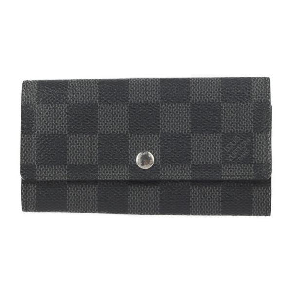 2316033007115 1 Louis Vuitton Portocle Voiture Key Case Black Gray