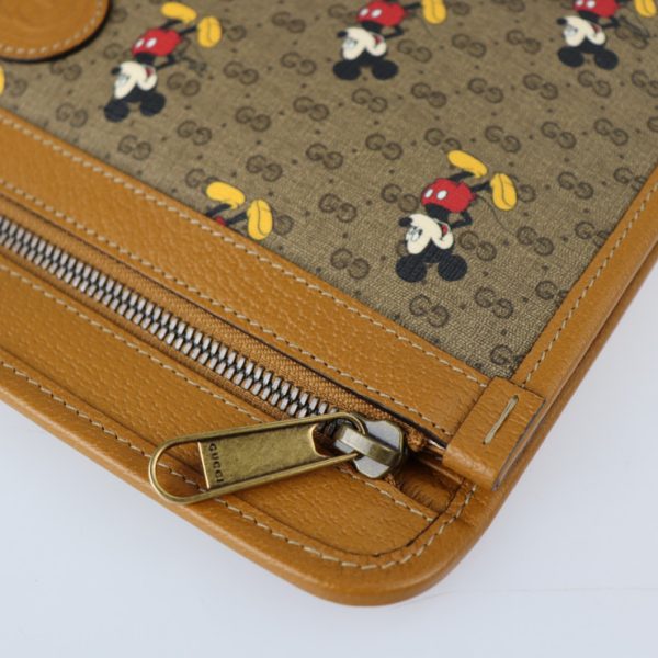 2316033007125 6 Gucci Mickey Mini GG Bag Brown Clutch Pouch