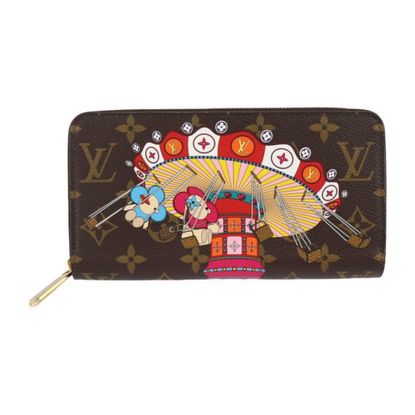 2317093008066 1 Louis Vuitton Vivienne Zippy Long Wallet Brown