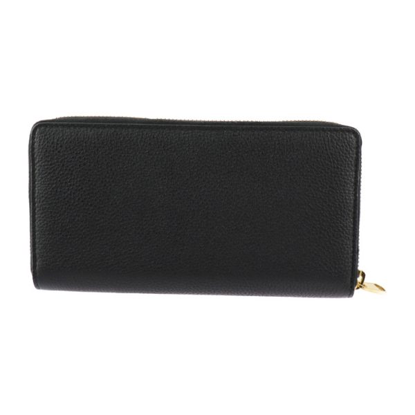 2317123008082 3 Gucci Logo Zip Around Long Wallet Leather Black