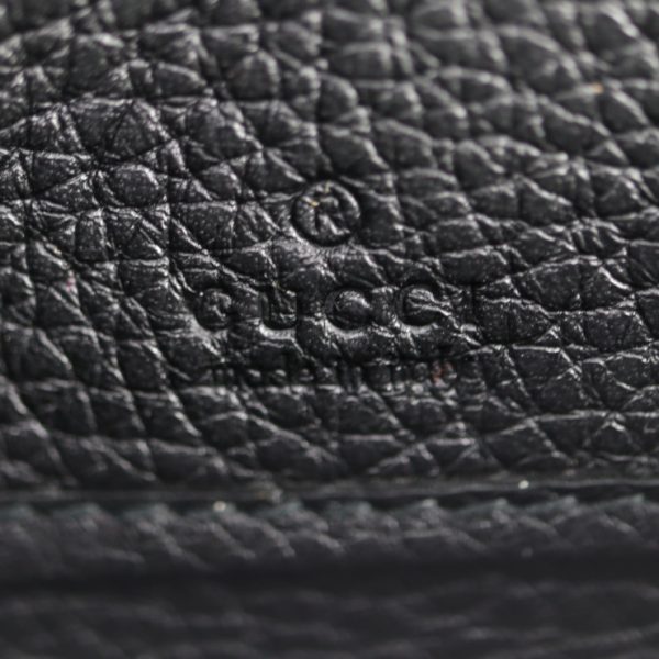 2317123008082 8 Gucci Logo Zip Around Long Wallet Leather Black