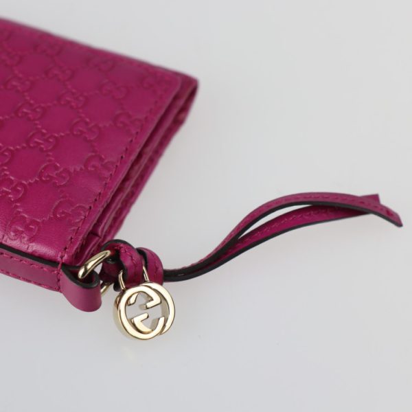 2318013002058 6 Gucci Guccisima Micro Card Case Leather Red