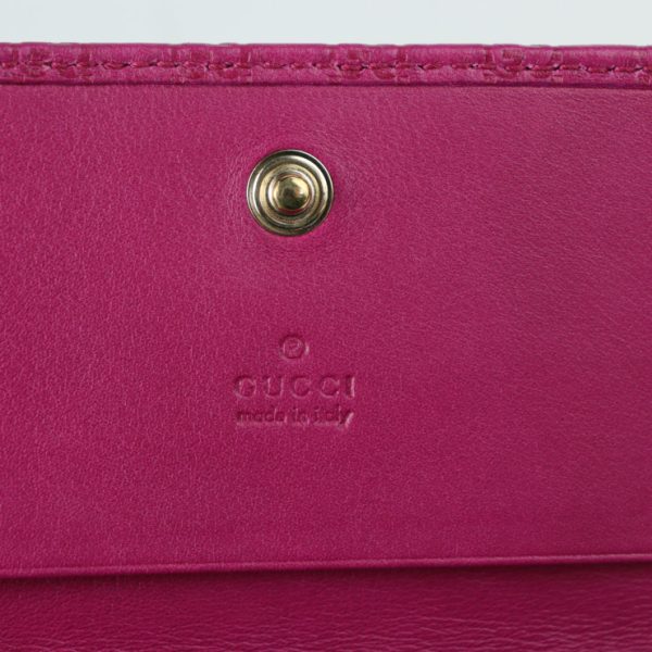 2318013002058 9 Gucci Guccisima Micro Card Case Leather Red