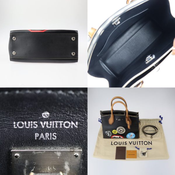 2318093007086 9 Louis Vuitton City Steamer MM Handbag Black