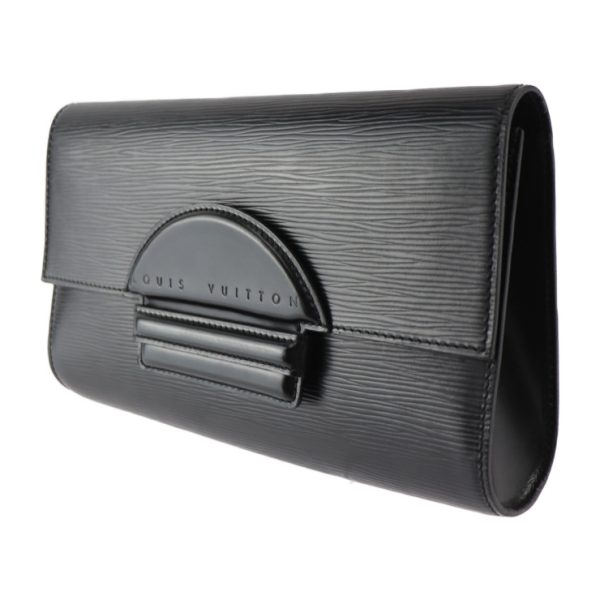 2318123007110 2 Louis Vuitton Chaillot Clutch Bag Leather Black