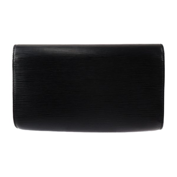 2318123007110 3 Louis Vuitton Chaillot Clutch Bag Leather Black