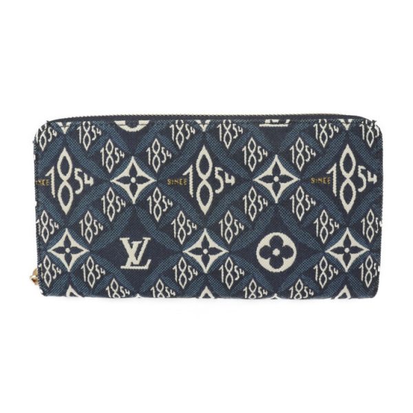 2319013007063 1 Louis Vuitton Zippy Jacquard Long Wallet Blue