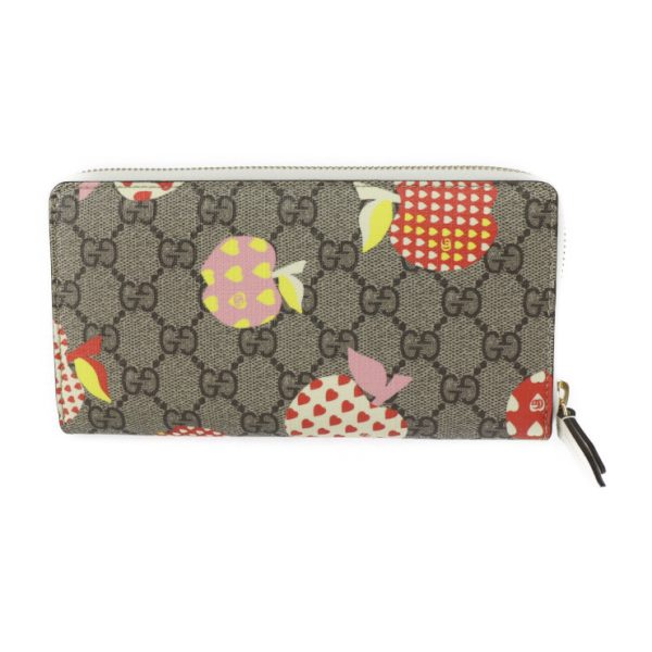 2319013007069 3 Gucci Le Pomme Long Wallet Beige Multicolor