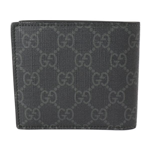 2319023008119 3 Gucci Coin Bifold Wallet GG Supreme Gray