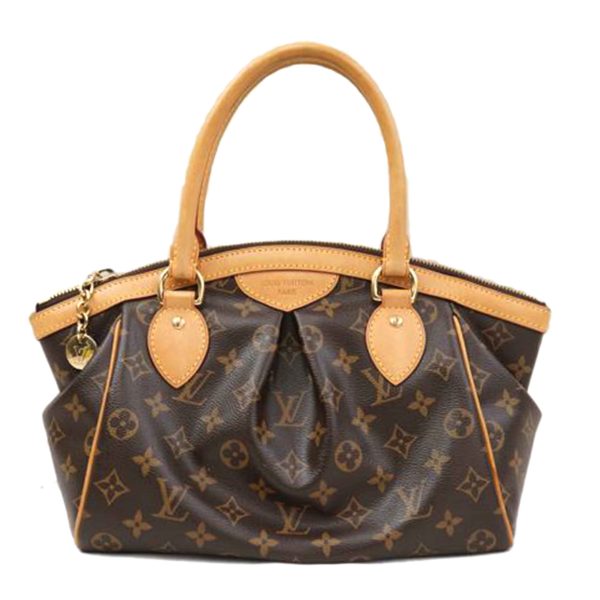 23191 1 Louis Vuitton Tivoli PM Monogram Satchel Bag Brown