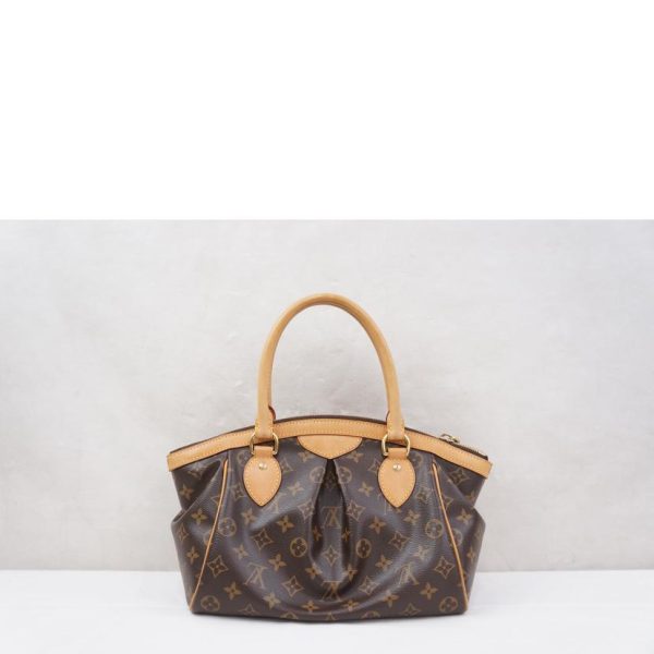 23191 2 Louis Vuitton Tivoli PM Monogram Satchel Bag Brown