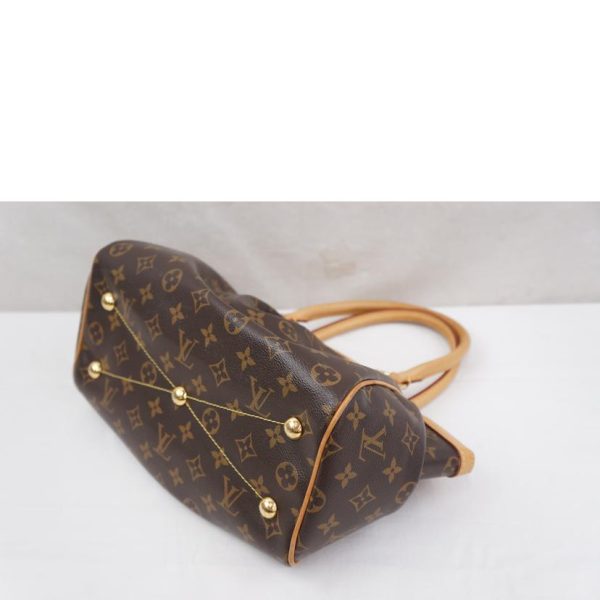 23191 4 Louis Vuitton Tivoli PM Monogram Satchel Bag Brown