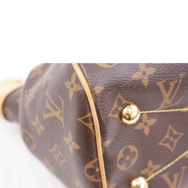 23191 7 Louis Vuitton Tivoli PM Monogram Satchel Bag Brown