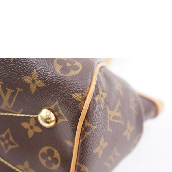 23191 8 Louis Vuitton Tivoli PM Monogram Satchel Bag Brown