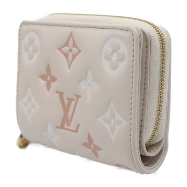 2319103007132 2 Louis Vuitton Monogram Bifold Wallet Beige Pink