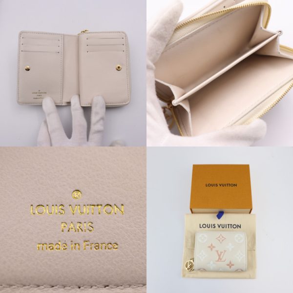 2319103007132 9 Louis Vuitton Monogram Bifold Wallet Beige Pink