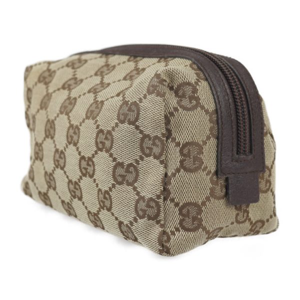 2320023007140 2 Gucci Makeup Pouch Bag GG Beige Brown