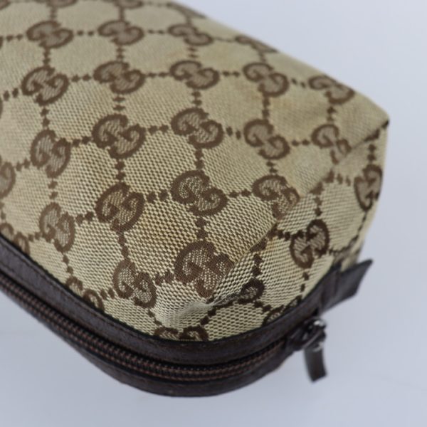 2320023007140 6 Gucci Makeup Pouch Bag GG Beige Brown