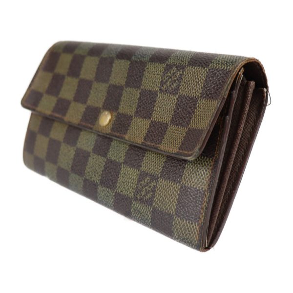 2320081001026 2 Louis Vuitton Portefeuille Bifold Wallet Brown