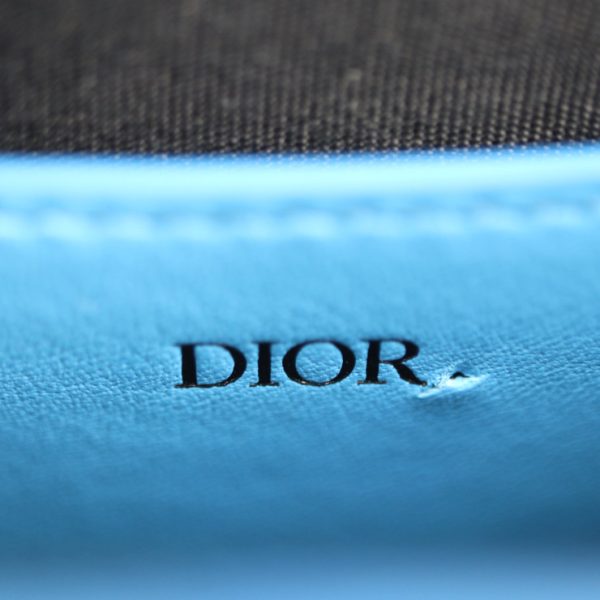 2320083008112 10 Dior Rock Vertical Leather Pouch Blue