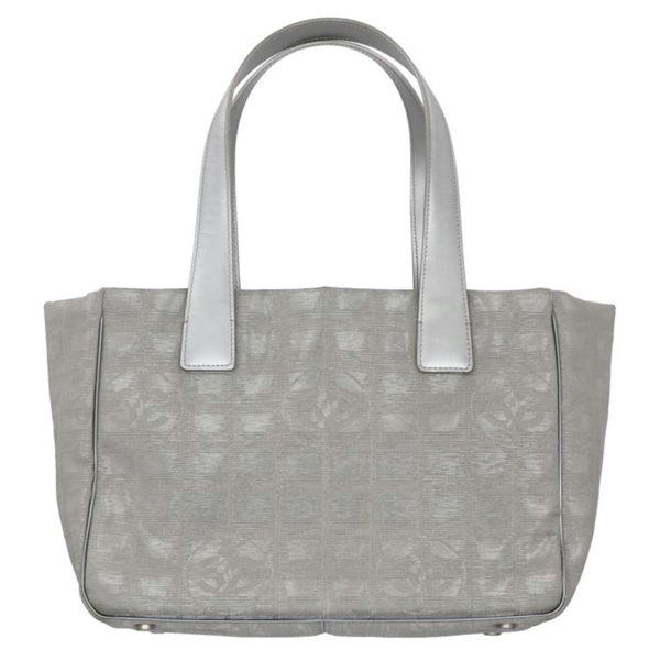 23207 1 Chanel New Travel Line Tote PM Silver