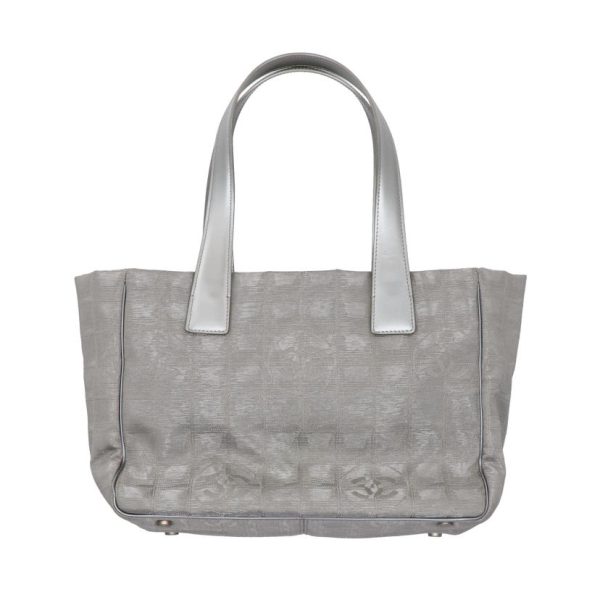 23207 2 Chanel New Travel Line Tote PM Silver