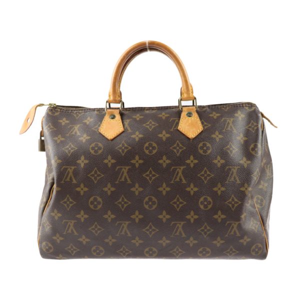 2321091001022 3 Louis Vuitton Speedy 35 Handbag Monogram Brown