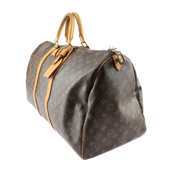 2321091001026 2 Louis Vuitton Keepall 55 Boston Bag Monogram Brown