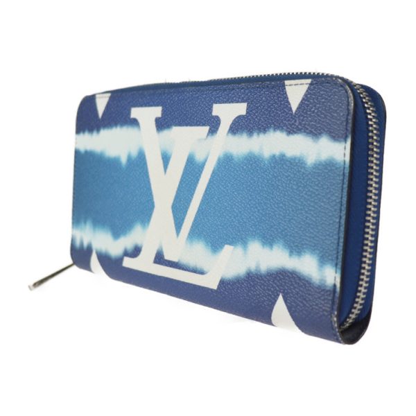 2321093007106 2 Louis Vuitton Zippy Giant Long Wallet Blue White