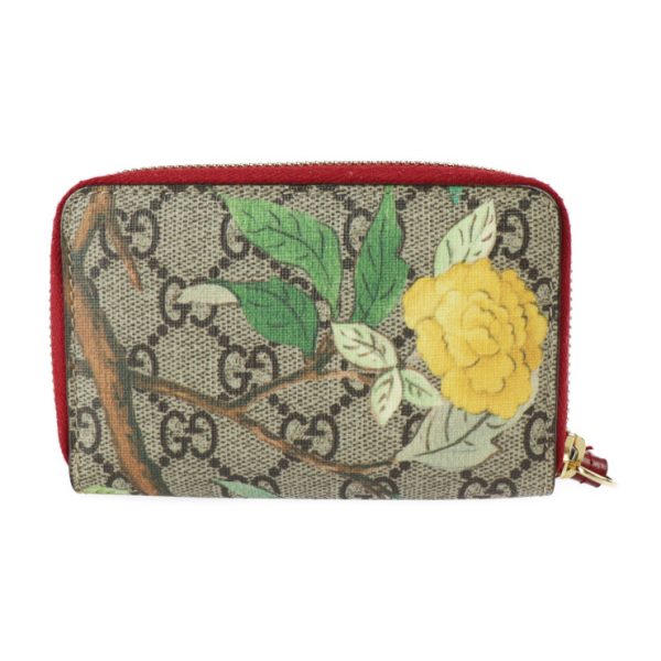 2322013008070 3 Gucci GG Supreme Coin Case Beige Red Multicolor