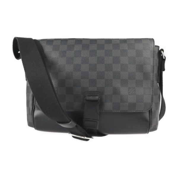 2322023010158 1 Louis Vuitton Messenger PM Shoulder Bag Black Gray